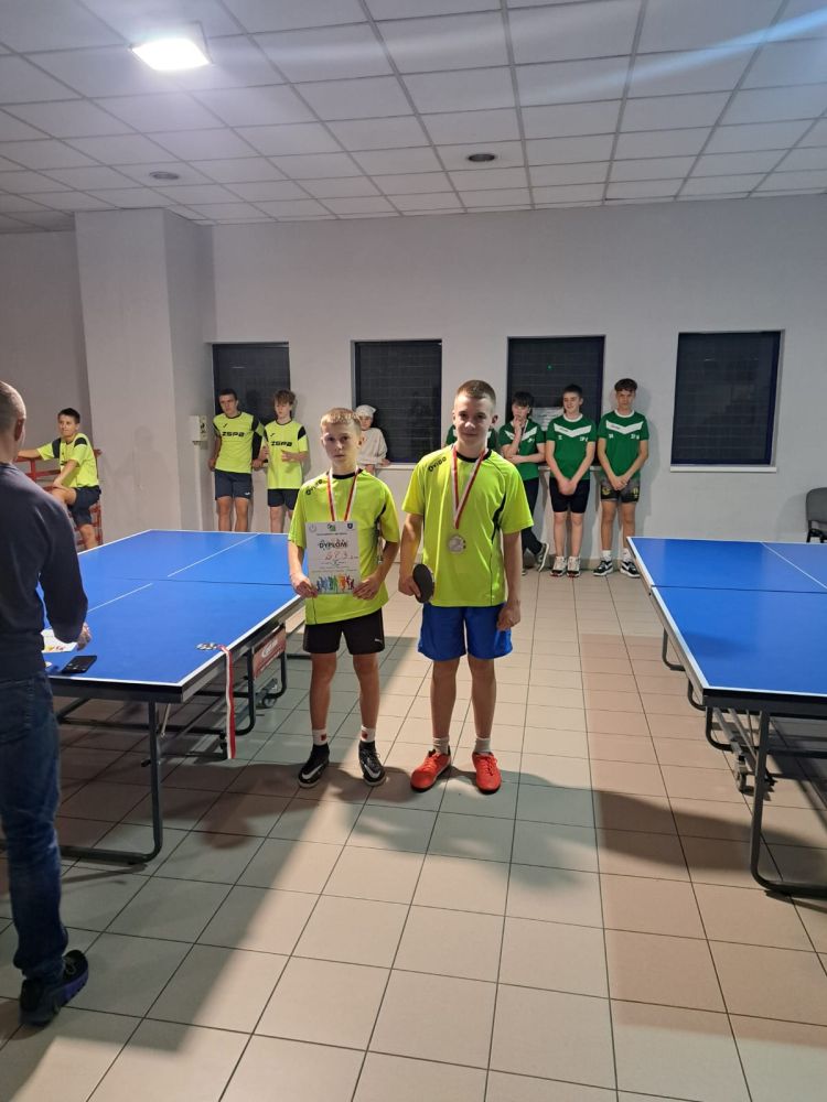2. miejsce w Drużynowych Mistrzostwach Nowego Sącza w Tenisie Stołowym chłopców w ramach Igrzysk Młodzieży Szkolnej