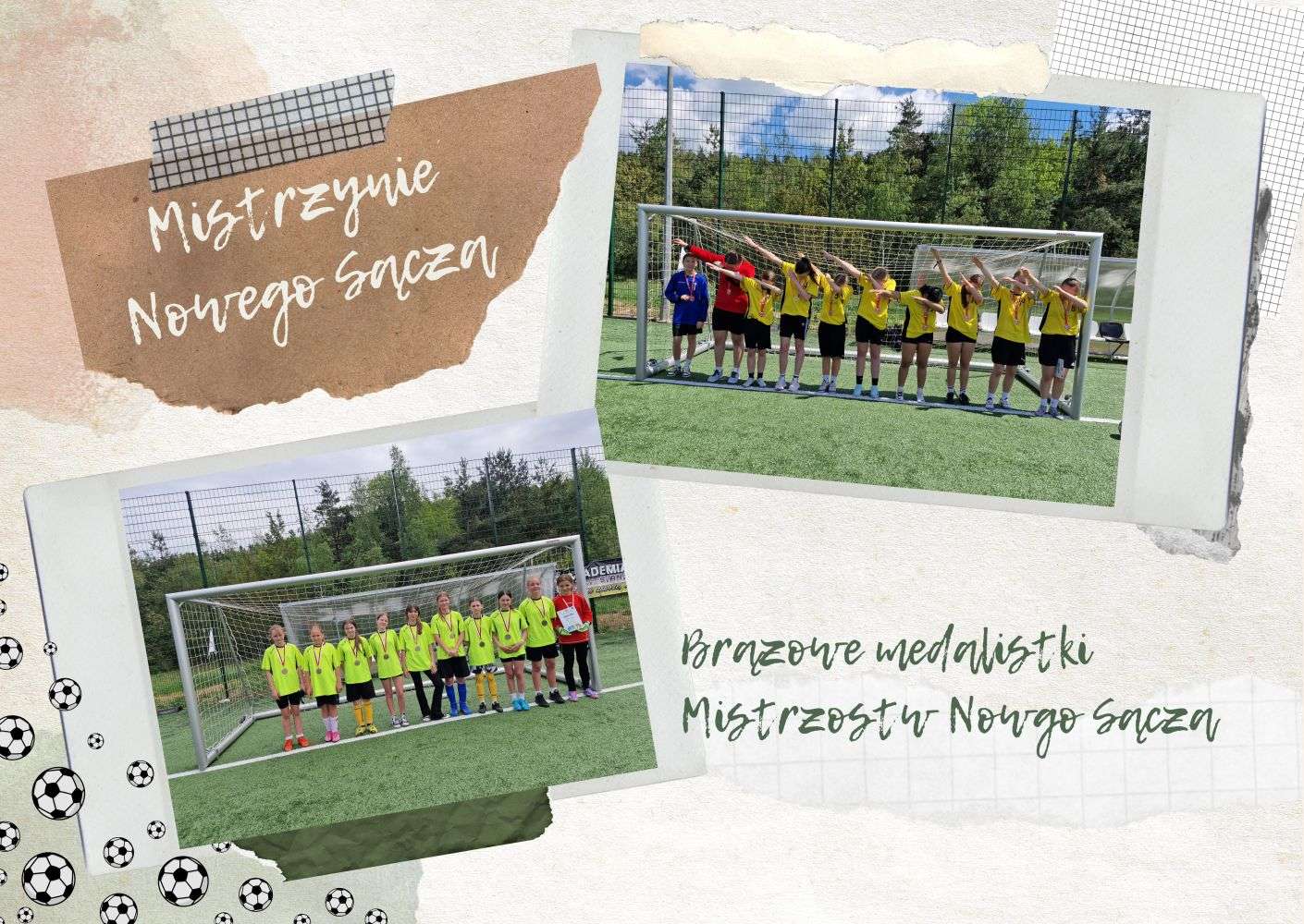 Nasze piłkarki z medalami Mistrzostw Nowego Sącza! ⚽🥇🥉