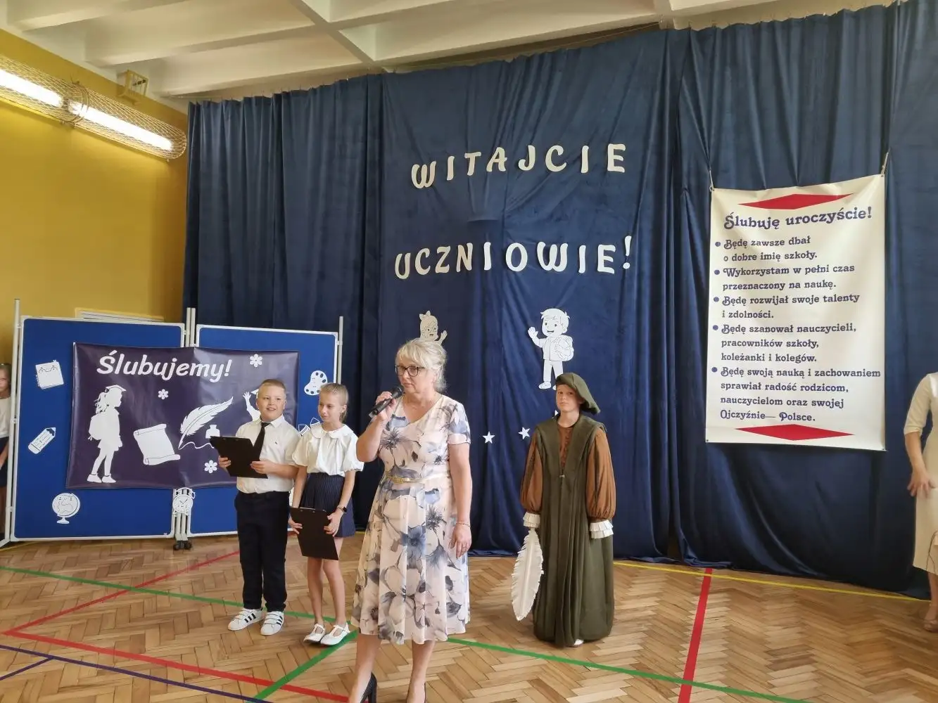 Ślubowanie pierwszoklasistów